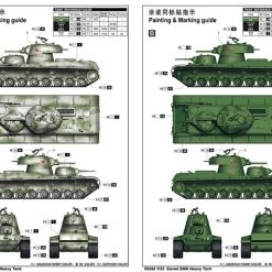 09584 | Trumpeter 1/35 Soviet SMK Heavy Tank Scaled Plastic Model Kit 16 09584 | Trumpeter 1/35 Soviet SMK Heavy Tank Scaled Plastic Model Kit -Mini Crafters Store TRU 09584 03 1200x800 1