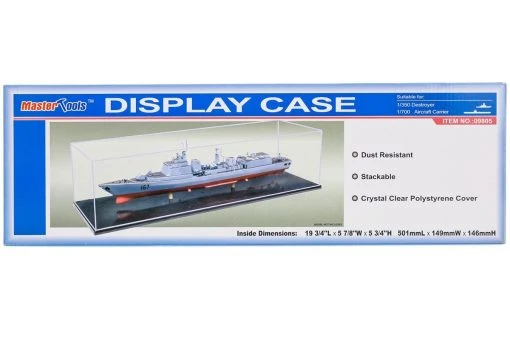 09805 | Trumpeter Model Plastic Display Case 501x149x146mm -Mini Crafters Store TRU 09805 00 1200x800 1