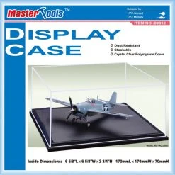 09812 | Trumpeter Model Plastic Display Case 170x170x70mm -Mini Crafters Store TRU 09812 52 1200x800 1