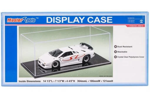 09815 | Trumpeter Model Plastic Display Case 364x186x121mm -Mini Crafters Store TRU 09815 00 1200x800 1