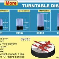 09830 | Trumpeter Model 3-inch Turntable Display -Mini Crafters Store TRU 09830 52 1200x800 1