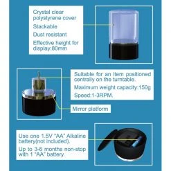 09832 | Trumpeter Model Plastic Display Turntable Case 84x130mm -Mini Crafters Store TRU 09832 52 1200x800 1
