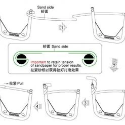 09930 | Trumpeter Master Tools Modelers Flexible Sandpaper Strip Holder -Mini Crafters Store TRU 09930 53 1200x800 1
