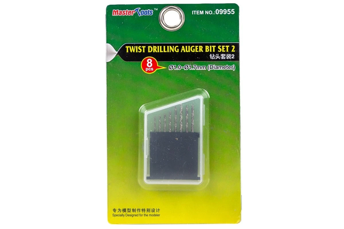 09955 | Trumpeter Master Tools 1.0, 1.1, 1.2, 1.3, 1.4, 1.5, 1.6, 1.7mm Craft Drill Set 3 09955 | Trumpeter Master Tools 1.0, 1.1, 1.2, 1.3, 1.4, 1.5, 1.6, 1.7mm Craft Drill Set