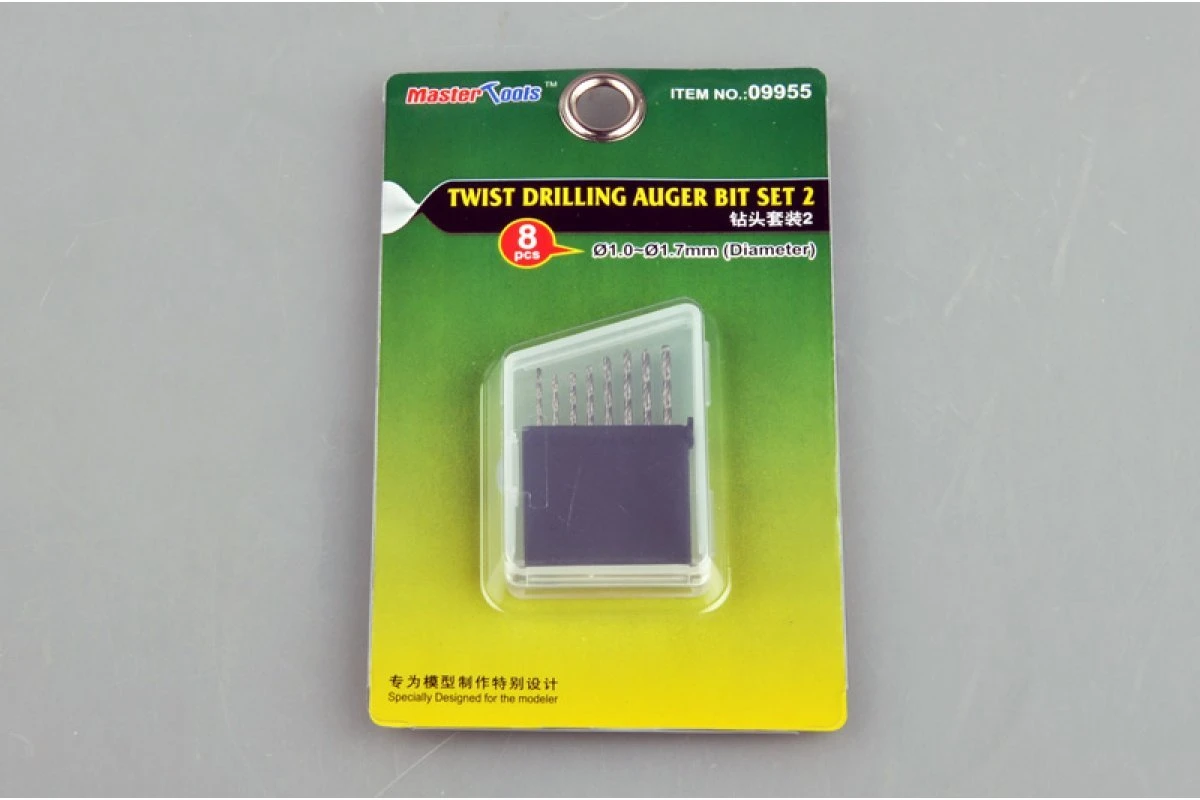 09955 | Trumpeter Master Tools 1.0, 1.1, 1.2, 1.3, 1.4, 1.5, 1.6, 1.7mm Craft Drill Set 4 09955 | Trumpeter Master Tools 1.0, 1.1, 1.2, 1.3, 1.4, 1.5, 1.6, 1.7mm Craft Drill Set - Image 2