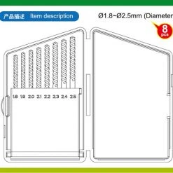 09956 | Trumpeter Master Tools 1.8, 1.9, 2.0, 2.1, 2.2, 2.3, 2.4, 2.5mm Craft Drill Set -Mini Crafters Store TRU 09956 53 1200x800 1