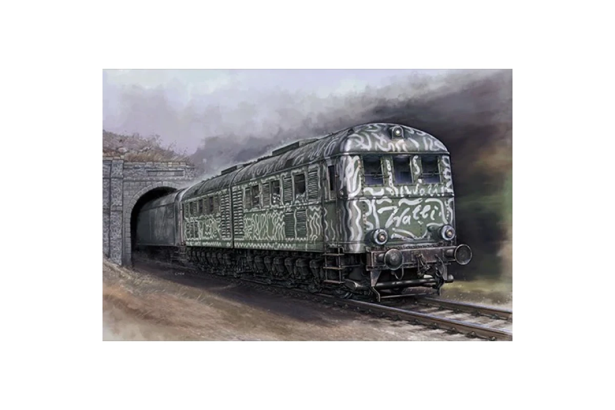 TR00225 | Trumpeter 1/35 Wehrmacht Locomotive V188 Scaled Plastic Model Kit 3 TR00225 | Trumpeter 1/35 Wehrmacht Locomotive V188 Scaled Plastic Model Kit