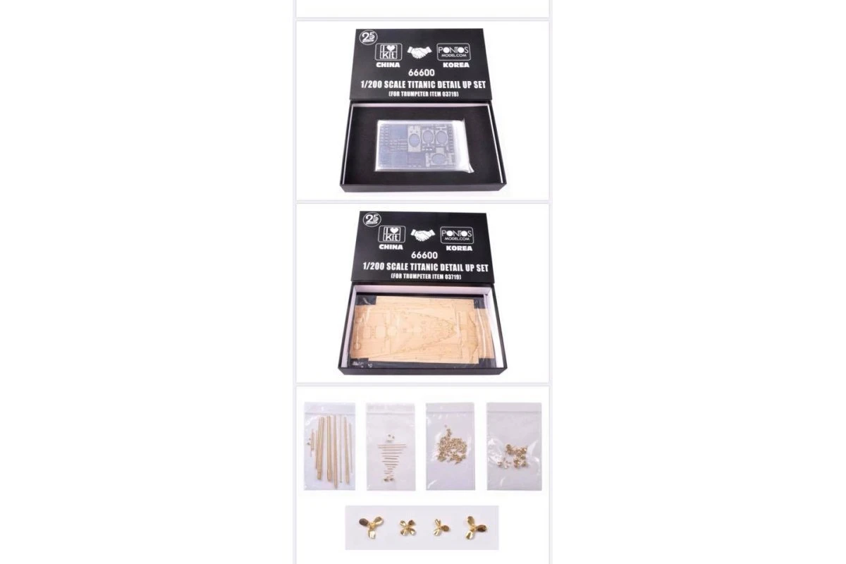 TR66600 | Trumpeter 1/200 Titanic Detail Up Set For Trumpeter 03719 4 TR66600 | Trumpeter 1/200 Titanic Detail Up Set For Trumpeter 03719 - Image 2